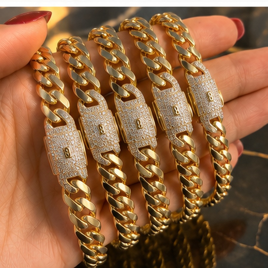 Multi Cuban Bracelet Stack