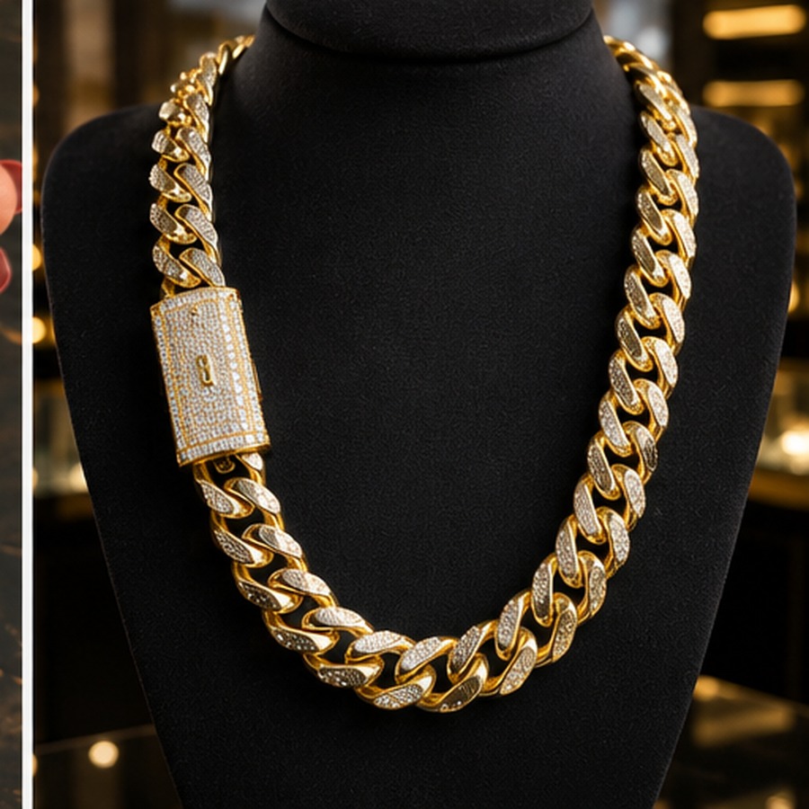 Cuban Necklace Display